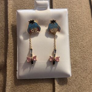 Eeyore dangly earrings from girls crew.